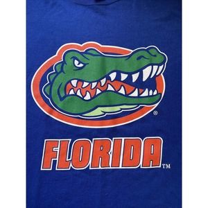 Florida Gators Shirt Men Blue Tee Long Sleeve Adult Top NCAA Size XL